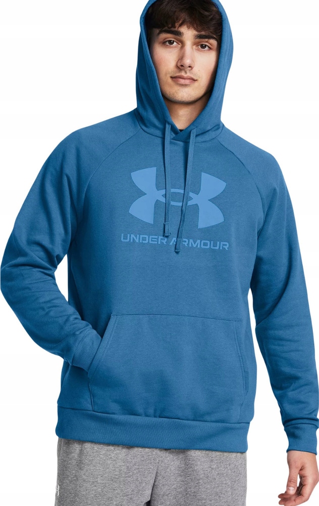Mikina S Kapucí Klokanka Pánská Under Armour Rival Fleece Logo Hd velikost 2XL