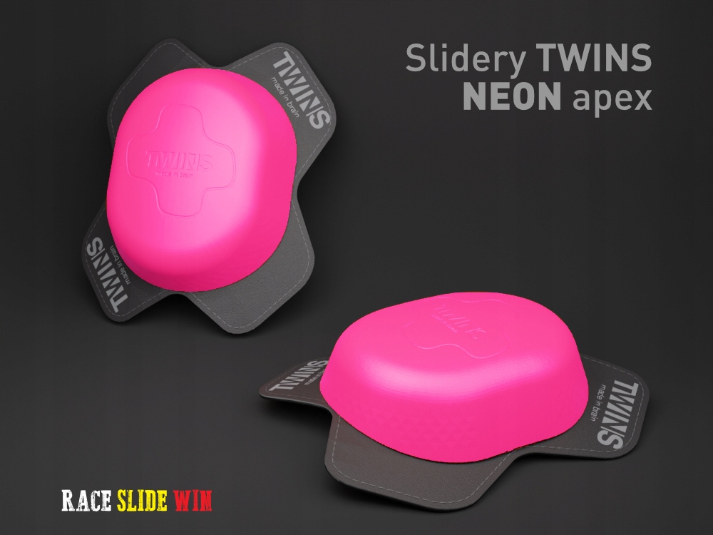 Kolenní slidery Twins Neon apex Dárek závodní slidery růžové