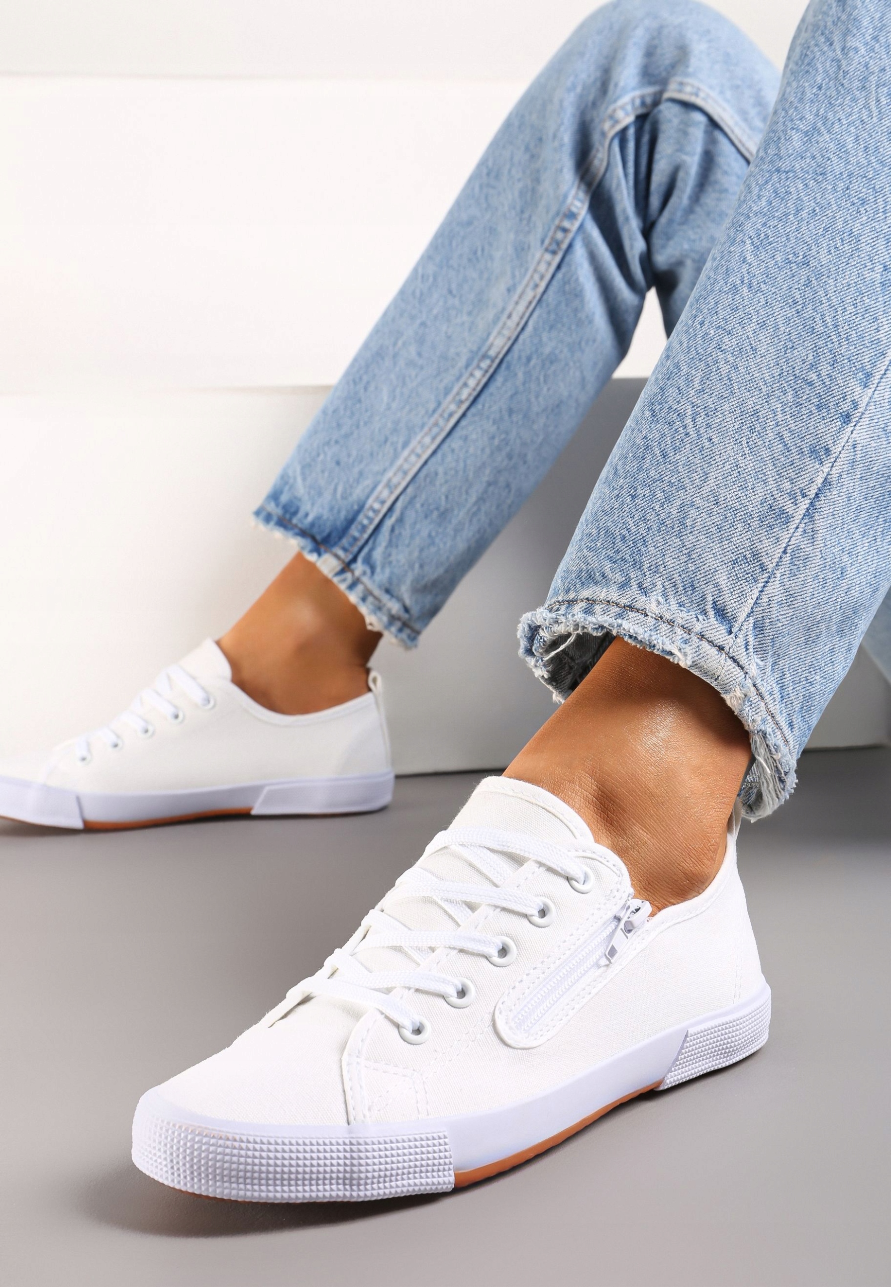 Białe Tenisówki 38 Marka Born2be