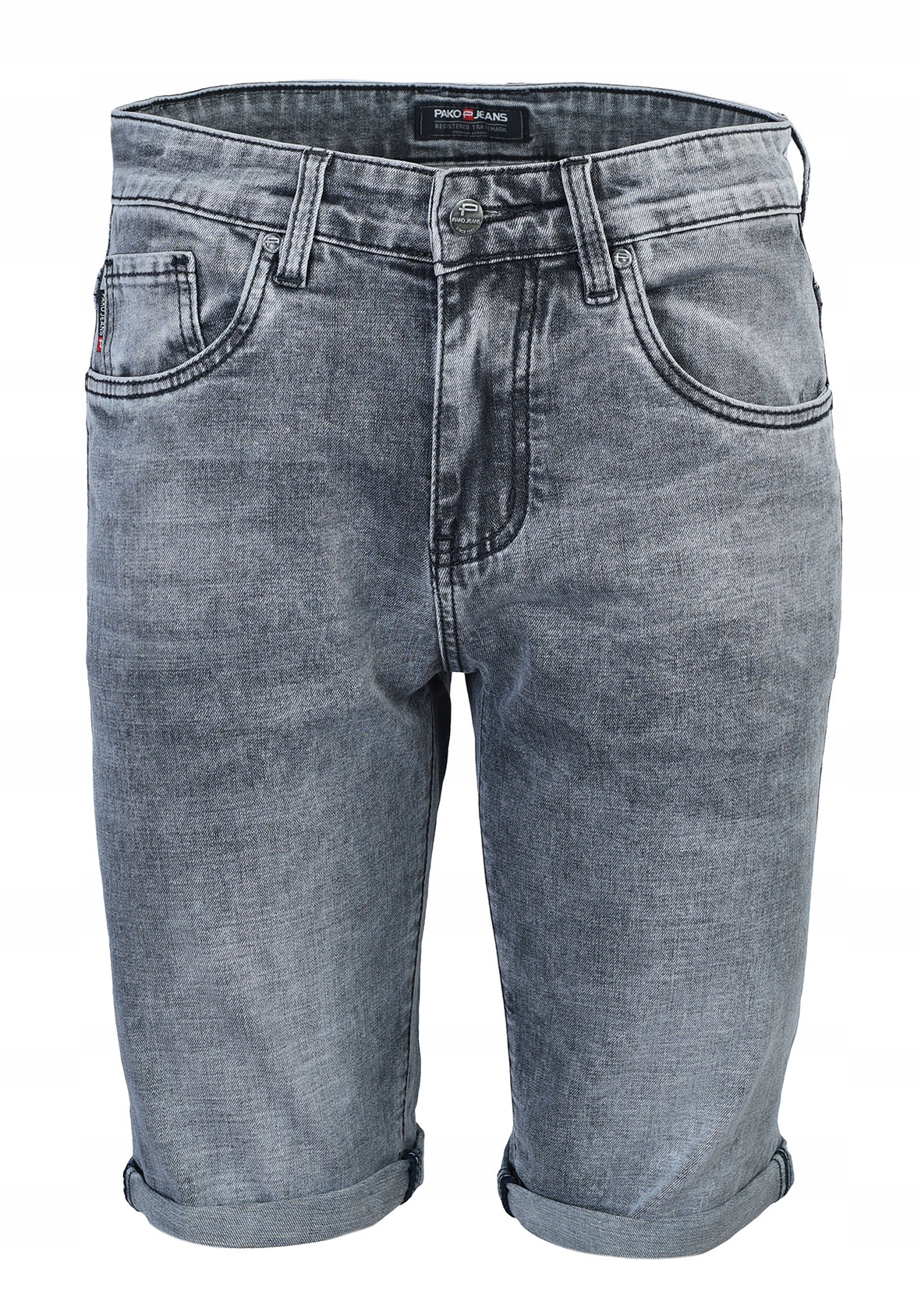 Kraťasy Šortky Šedé Sprané 30 Pako Jeans