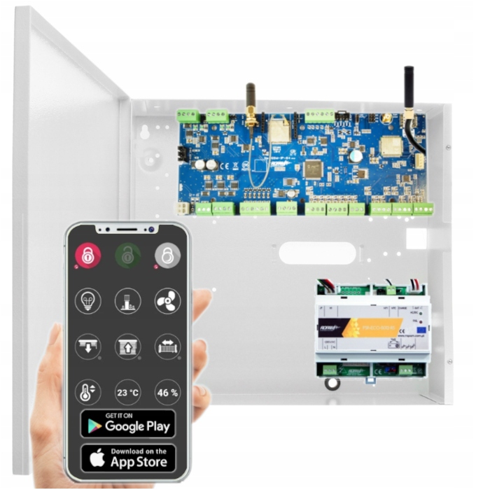 Ropam NeoLTE SYSTEM ALARM WIFI APP 8x SLIM-PIR-PET Marka Ropam