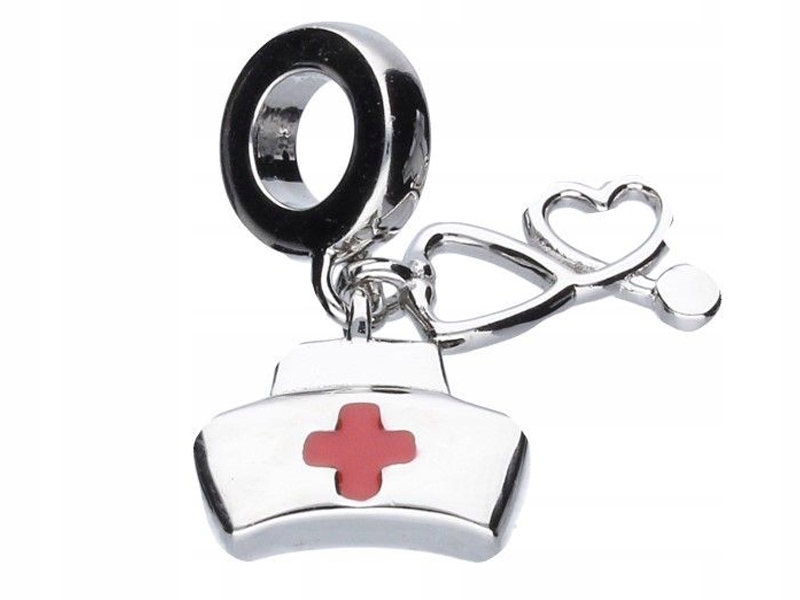 Stříbrný přívěsek 925 bead lékařská taška 3,03 g, ideální jako dárek