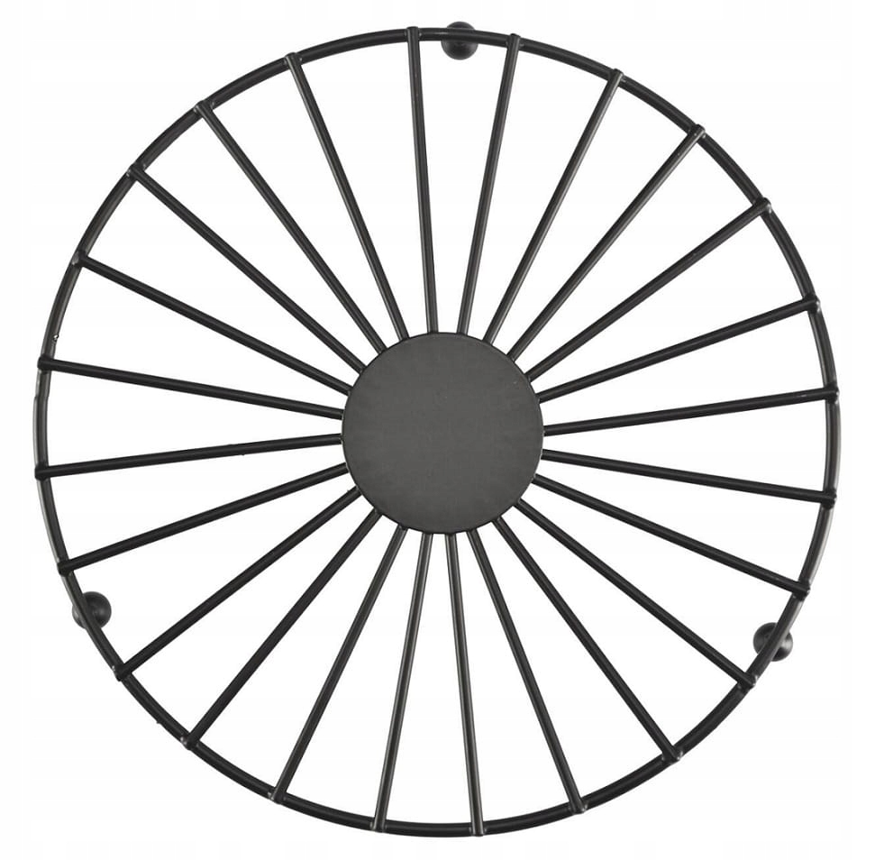

Podkładka pod garnek Etto metal 20 cm czarny mat