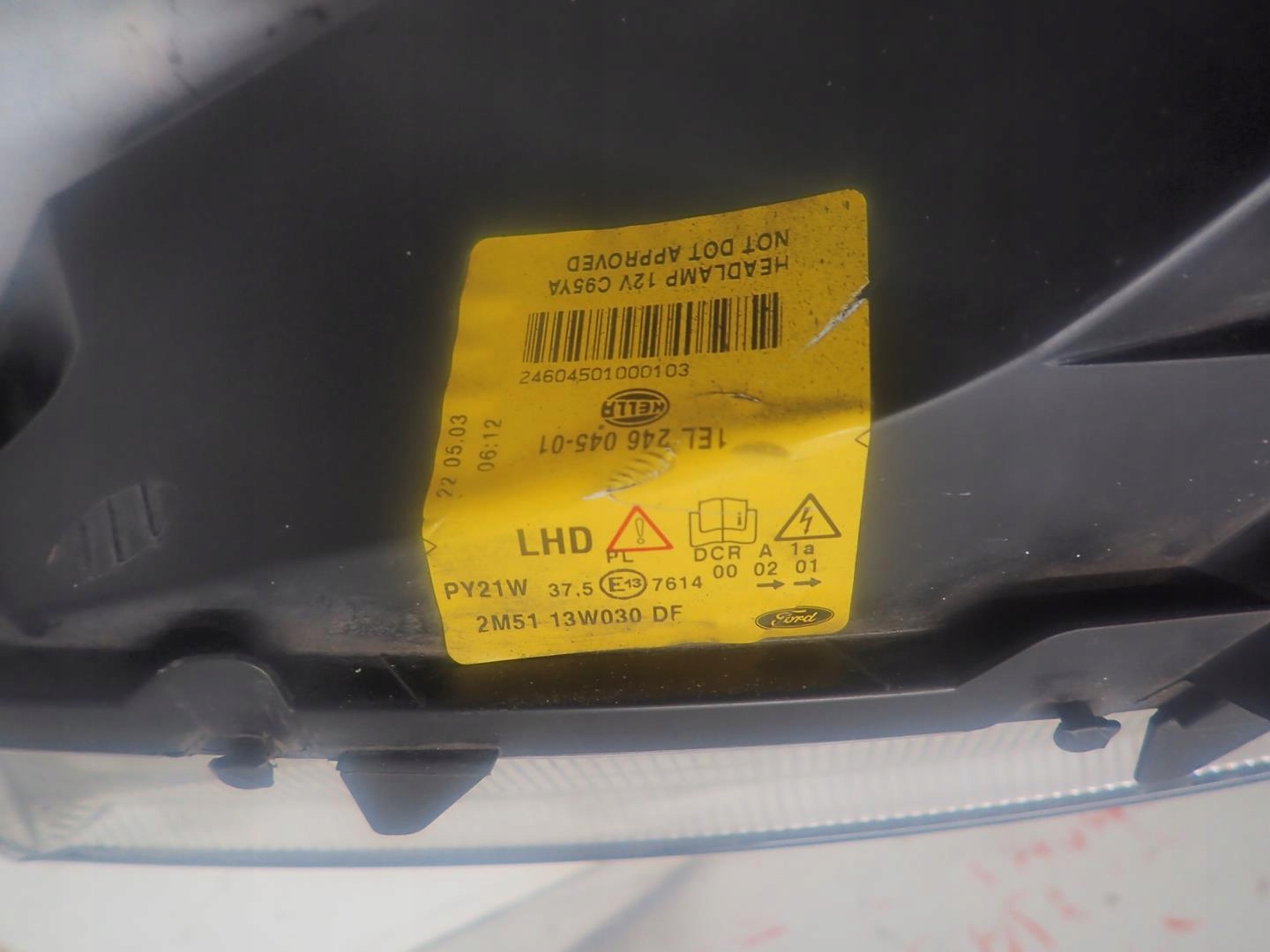 light front left FORD FOCUS MK1 LIFT 01-04 XENON