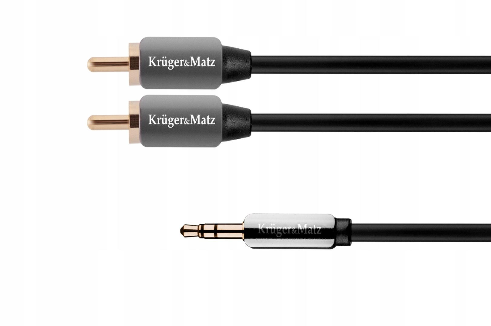 Kabel jack 3.5-2RCA stereo 1.0m Kruger Matz KM0309
