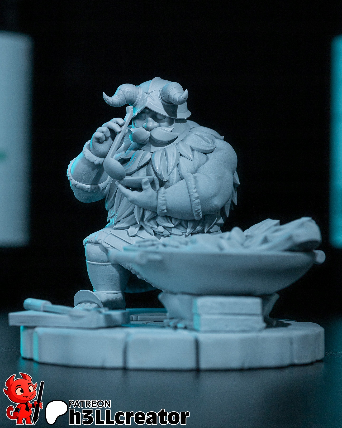 Figurka Senshi Delicious v Dungeon h3LL Creator 3D tisku 12K