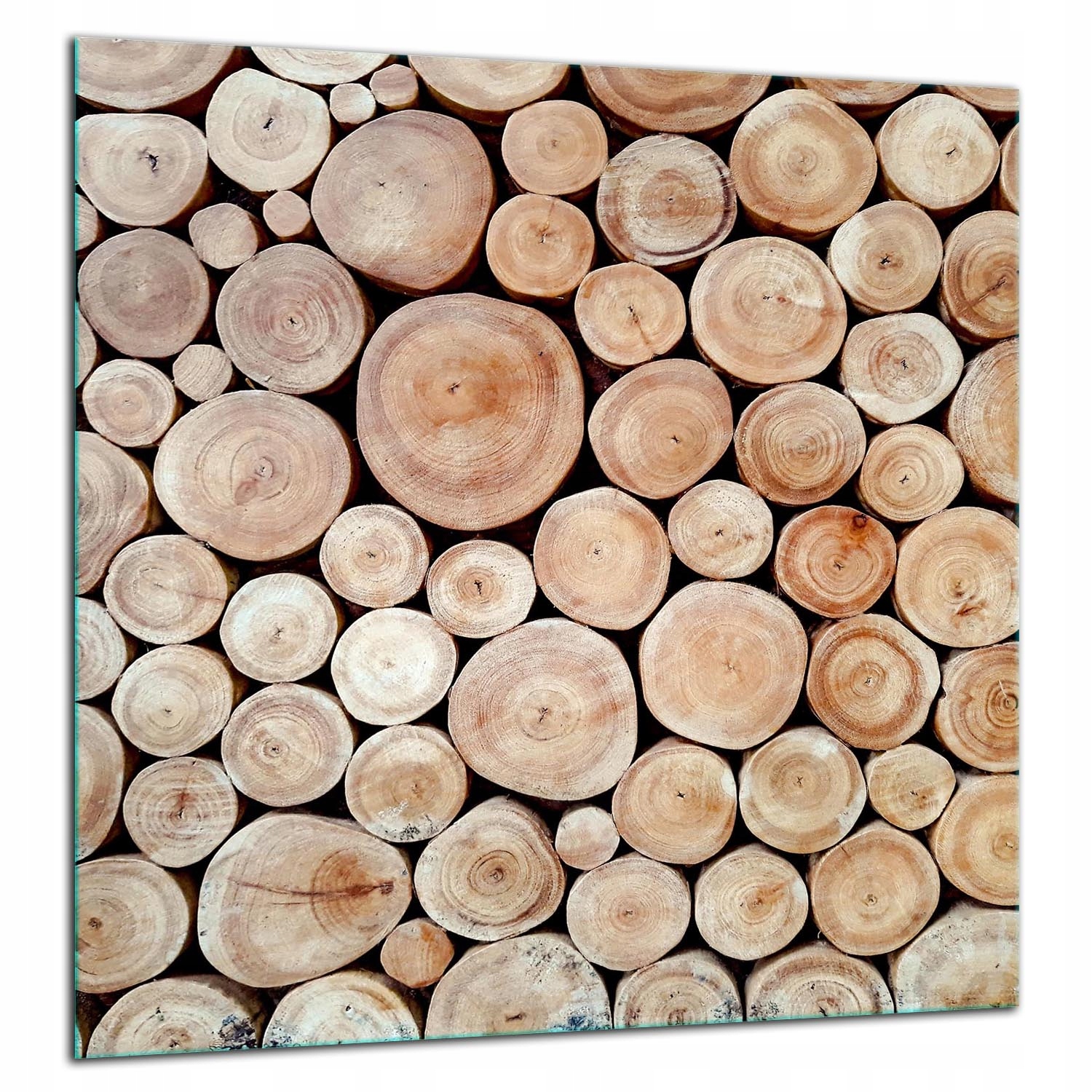 Skleněná Ochranná Deska Panel Lepidlo 60x65 DŘEVOTvrzené Sklo Kuchyně 7v1