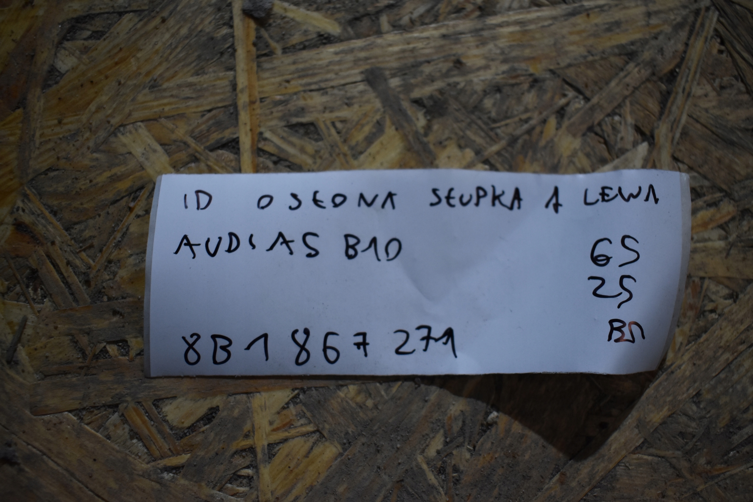 IDEALNA cover SLUPKA A left AUDI A5 B10 1