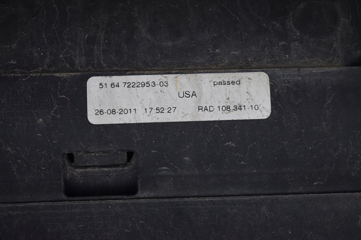 support panel for radiators * pillar BMW X5 E70 LIFT 7222952
