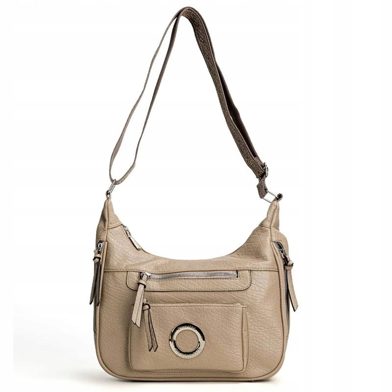 Torebka Listonoszka Monnari BAG0460-015 Beżowa Kolekcja Wiosna 2026