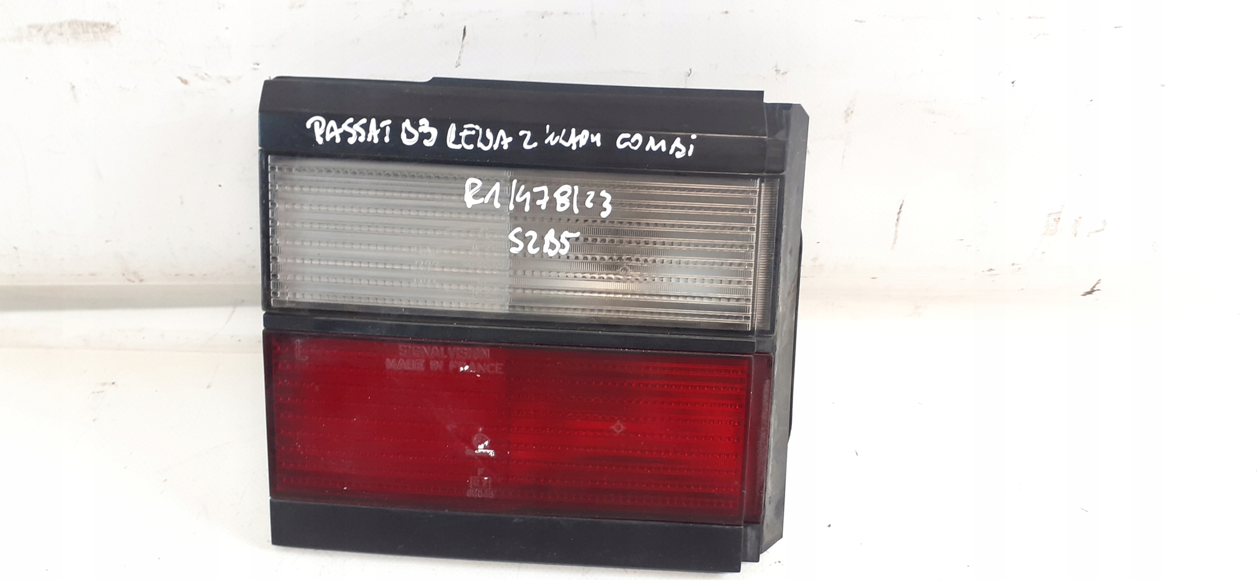light bonnet left rear part Volkswagen Passat B3 kombi