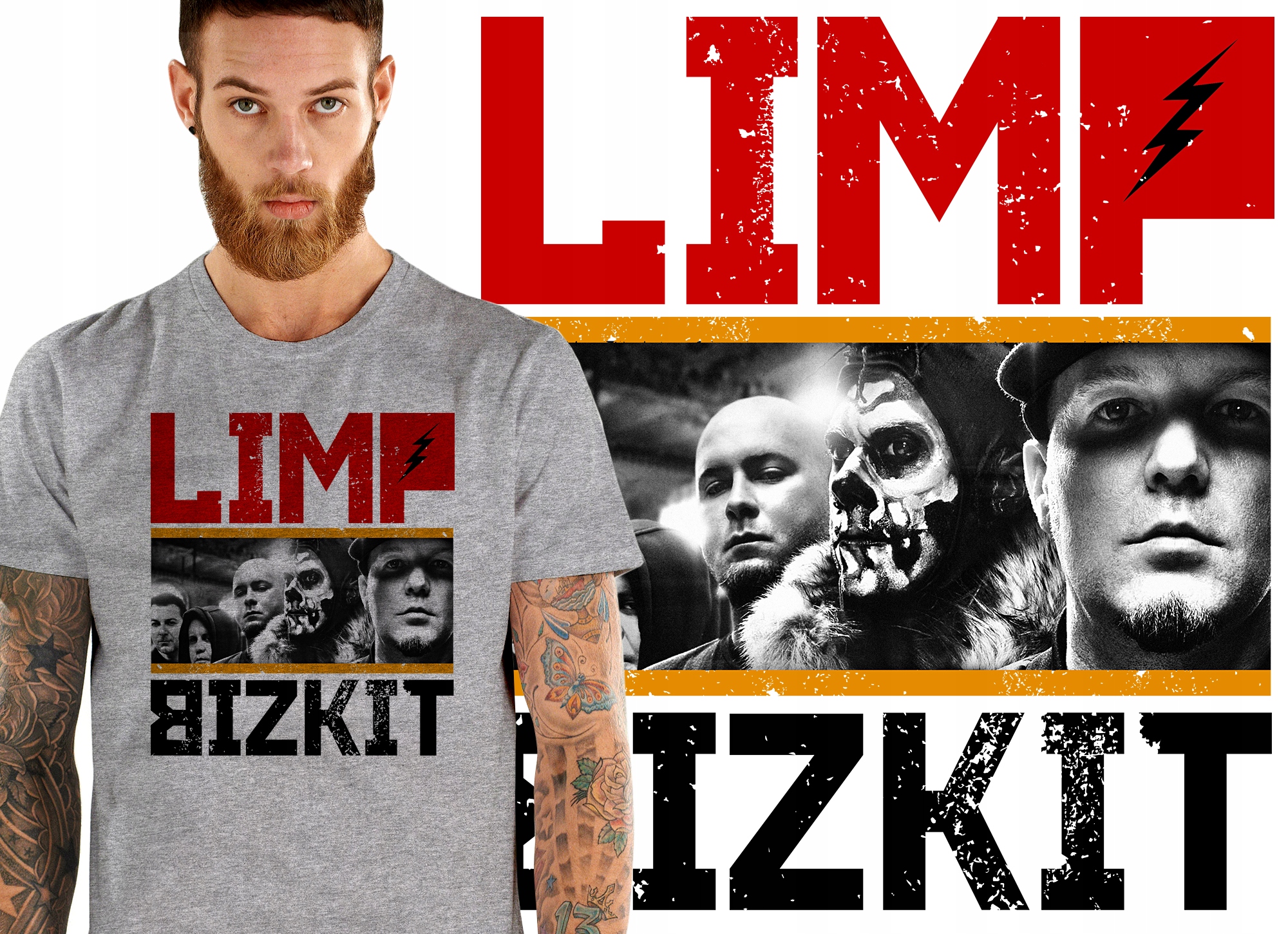 

Limp Bizkit Fred Durst Wes Koszulka Męska XL