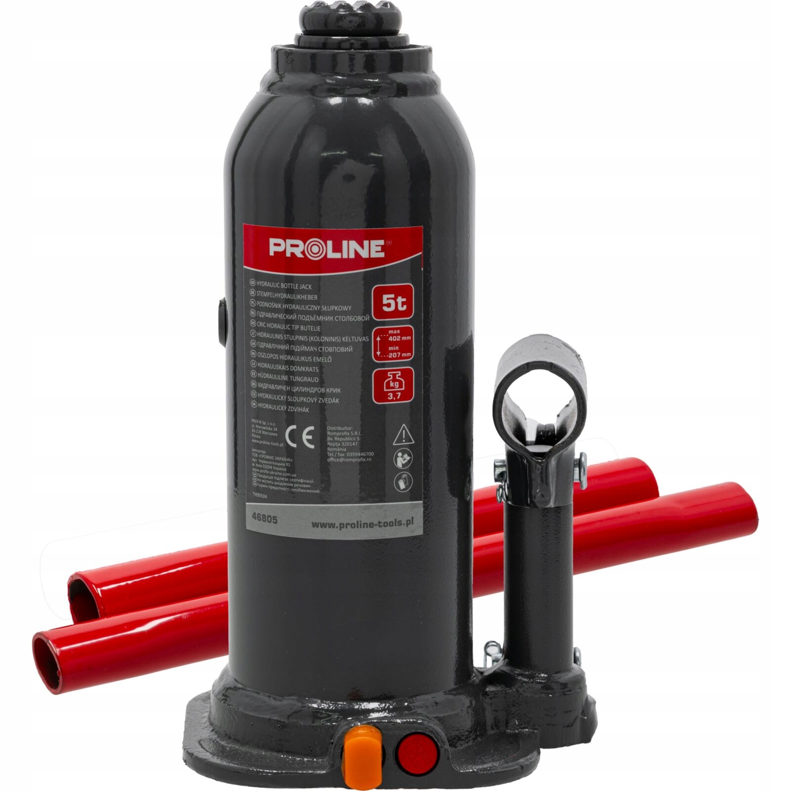 Hever 5T, 207-402 MM, 3.7 Kg Ce Proline