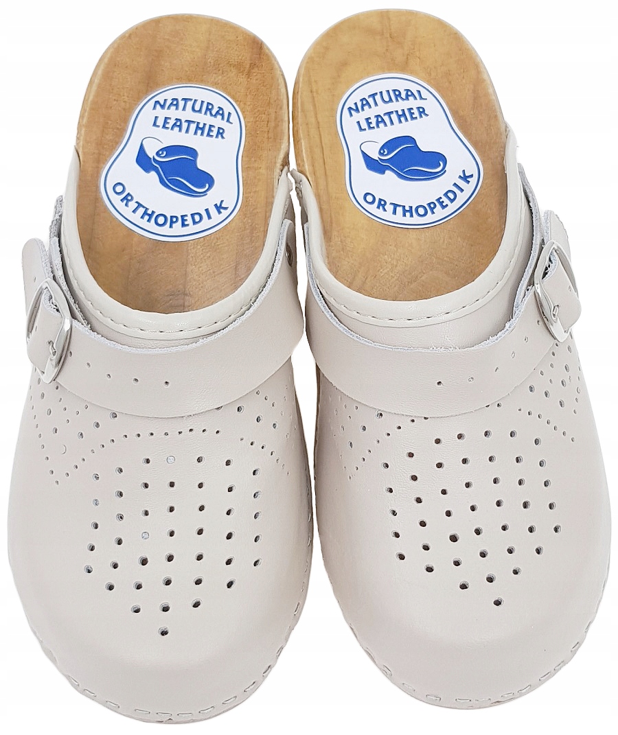 Chodaki Medyczne Drewniaki Trepy Ażurowe *36* PL Cechy dodatkowe ażurowe