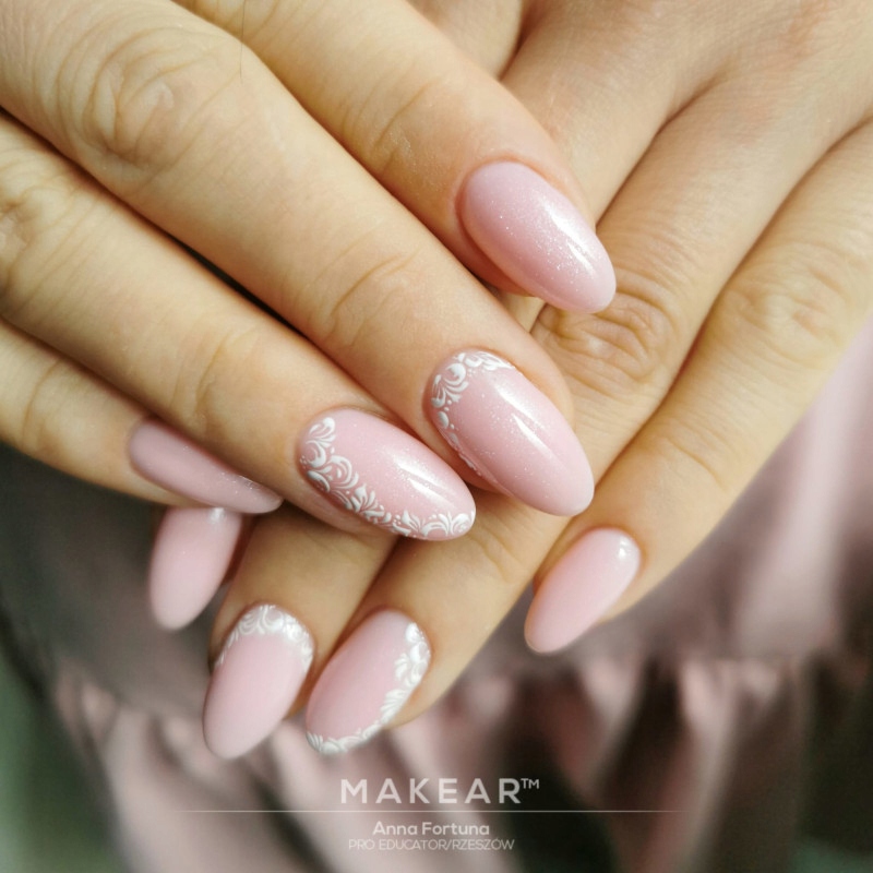 Makear Baza KAUCZUKOWA HYBRYDA 8ml Light Pink Rodzaj budująca
