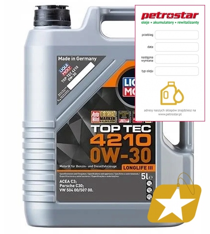 LIQUI MOLY 21605 TOP TEC 4210 0W30 5L