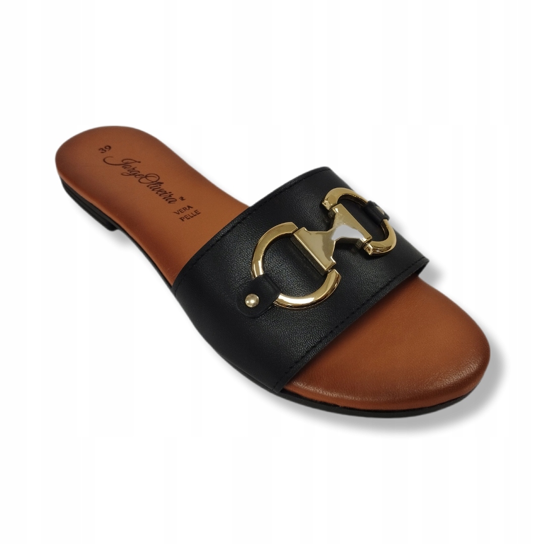 Nazouváky Jorge Oliveira komfort 16243 černé vel. 36