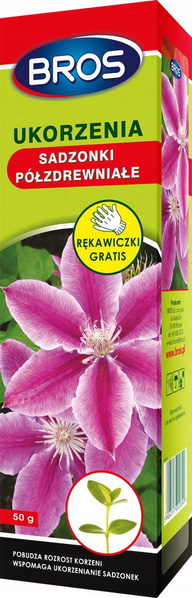

Bros ukorzeniacz sadzonki półzdrewniałe 50g