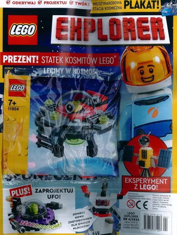LEGO EXPLORER 4/2022 + STATEK KOSMITÓW