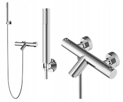 Termostatická batéria do vane chrómový kohútik Glami termostat hlavica vaňa