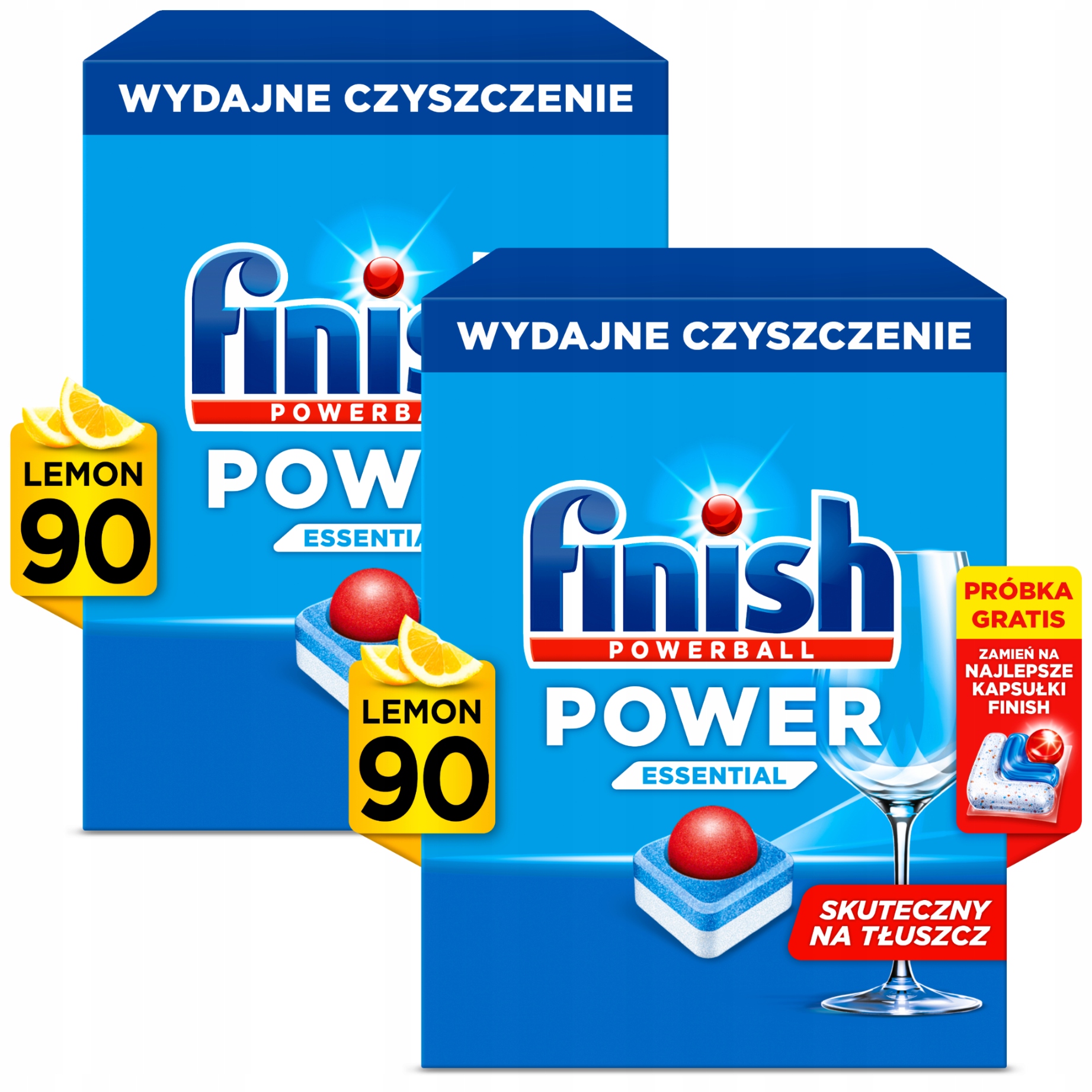 Finish Tablety Do Myčky Power Essential 90x2 180 tablet Lemon Citron