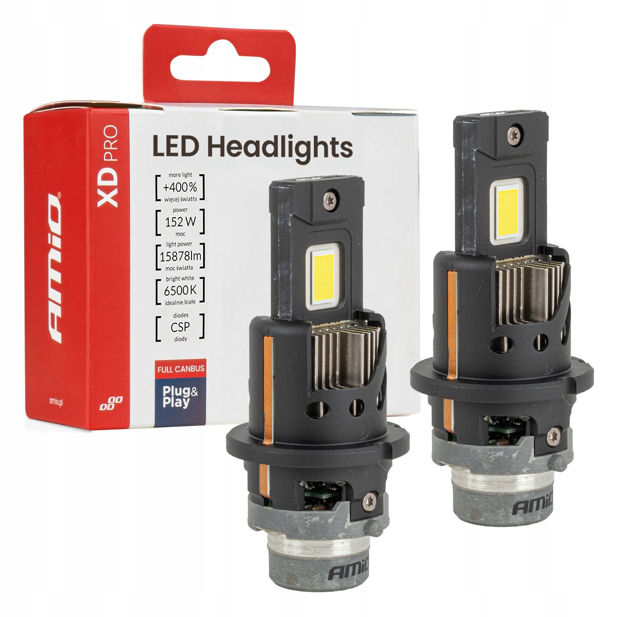 Led automobilové žiarovky XD Pro D4S D4R Full Canbus AMIO-04682