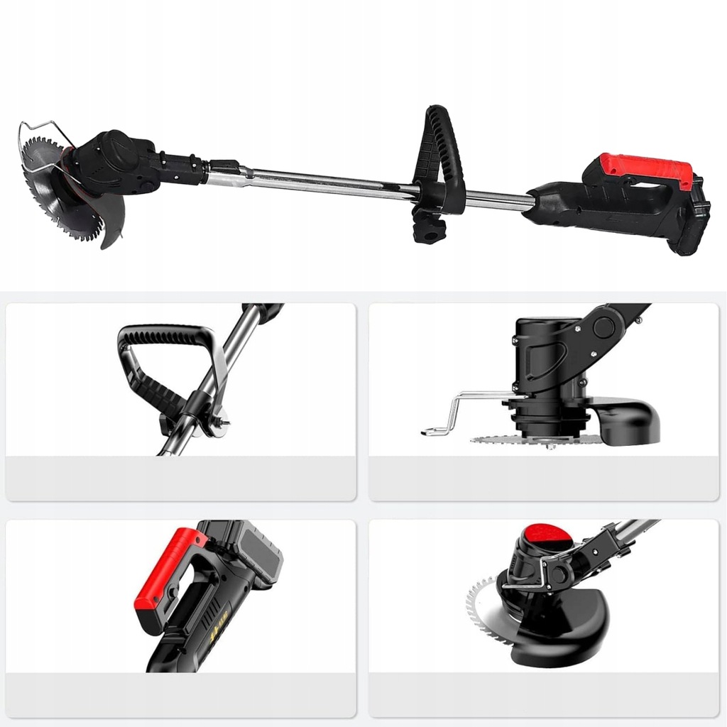 KOSIARKA AKUMULATOROWA ZESTAW 21V + 2 AKU Stan opakowania oryginalne