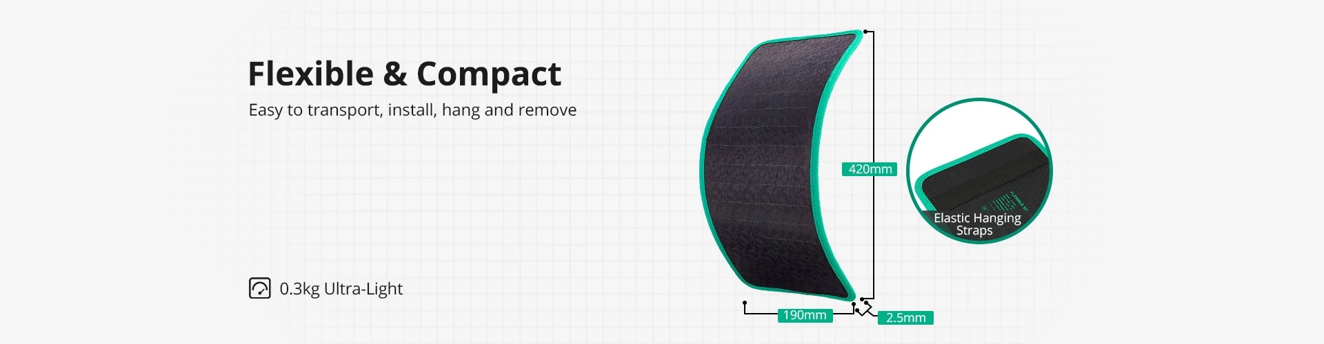 PANEL SOLARNY SŁONECZNY KRAK SP-01 20W 17.6V ŁADOW Moc 20 W