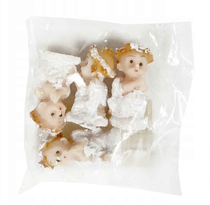 FIGURKI ANIOŁKI CERAMICZNE PODZIĘKOWANIA GOŚCI 4SZ Motyw Aniołek