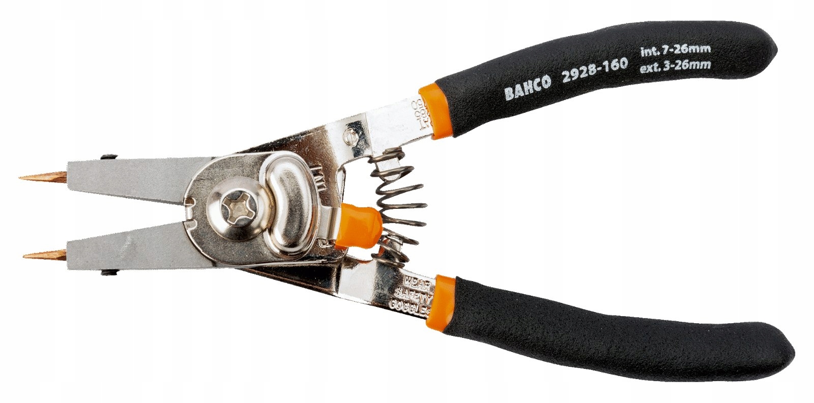 Szczypce do pierścieni osadczych 250 mm średnica 46-102 mm BAHCO Marka Bahco