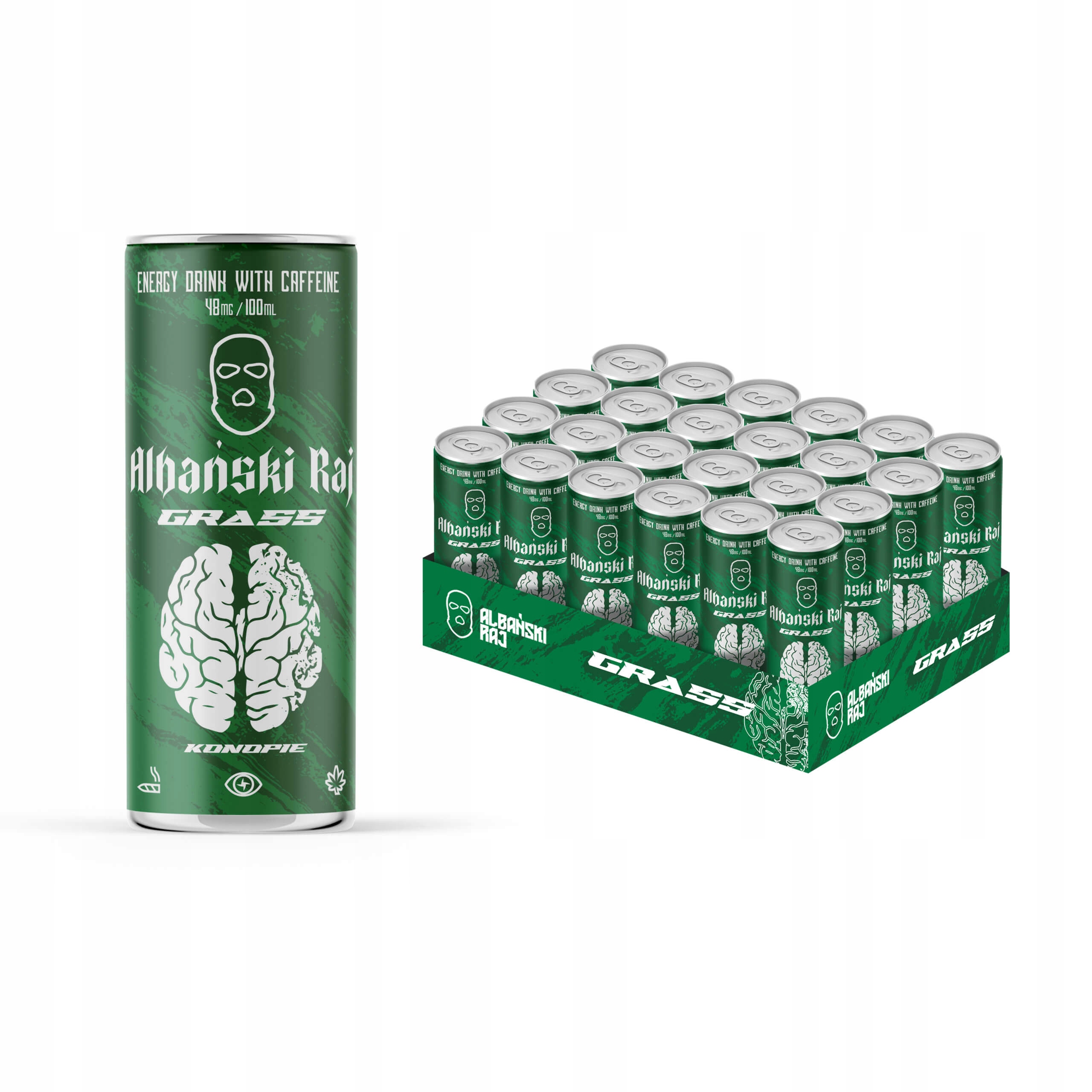 Napój energetyzujący ALBAŃSKI RAJ ENERGY DRINK 250 ml 24 szt. energetyk