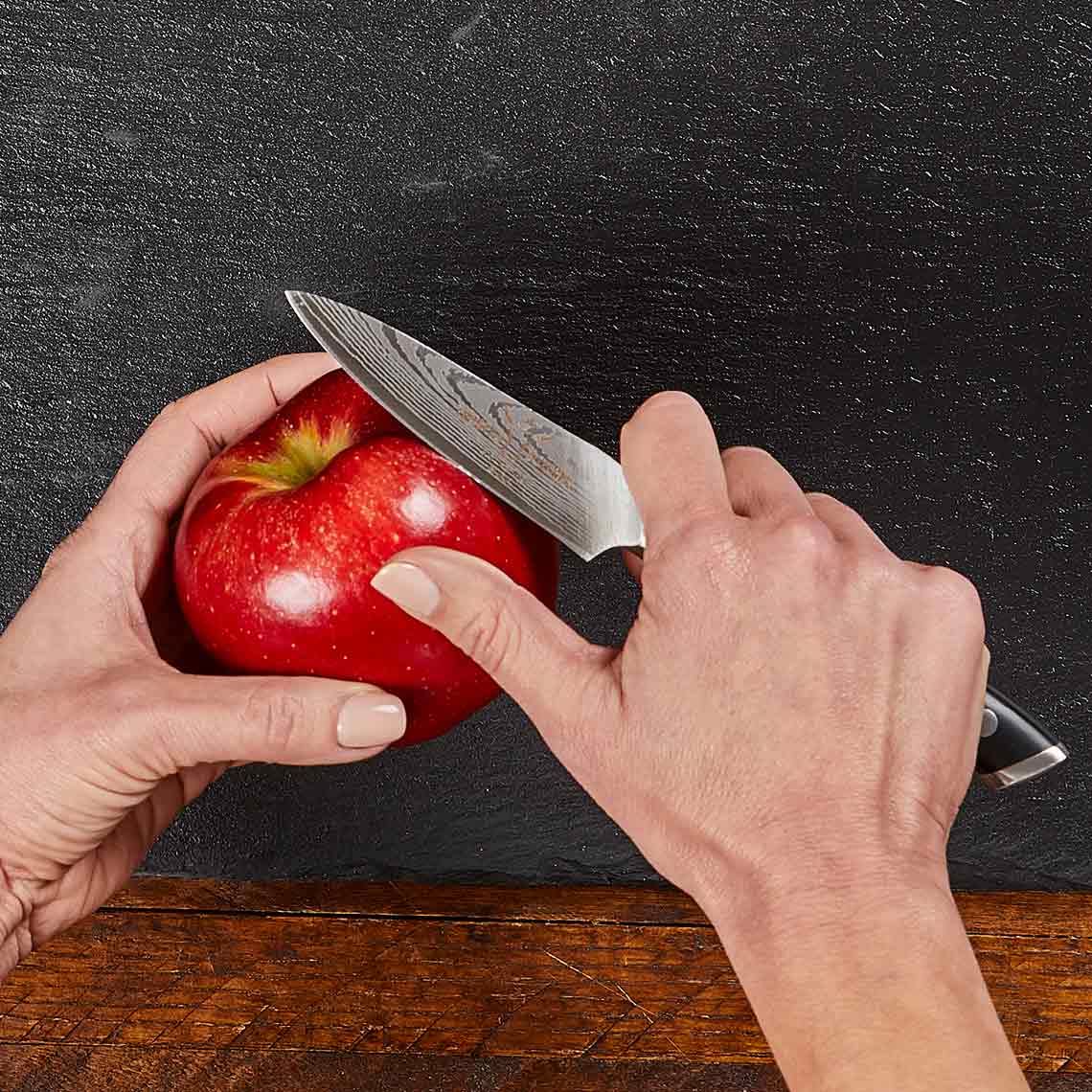 Mediashop Zestaw Noży Kuchennych 4 Sztuki Z Termometrem Do Mięsa — miniatura 9
