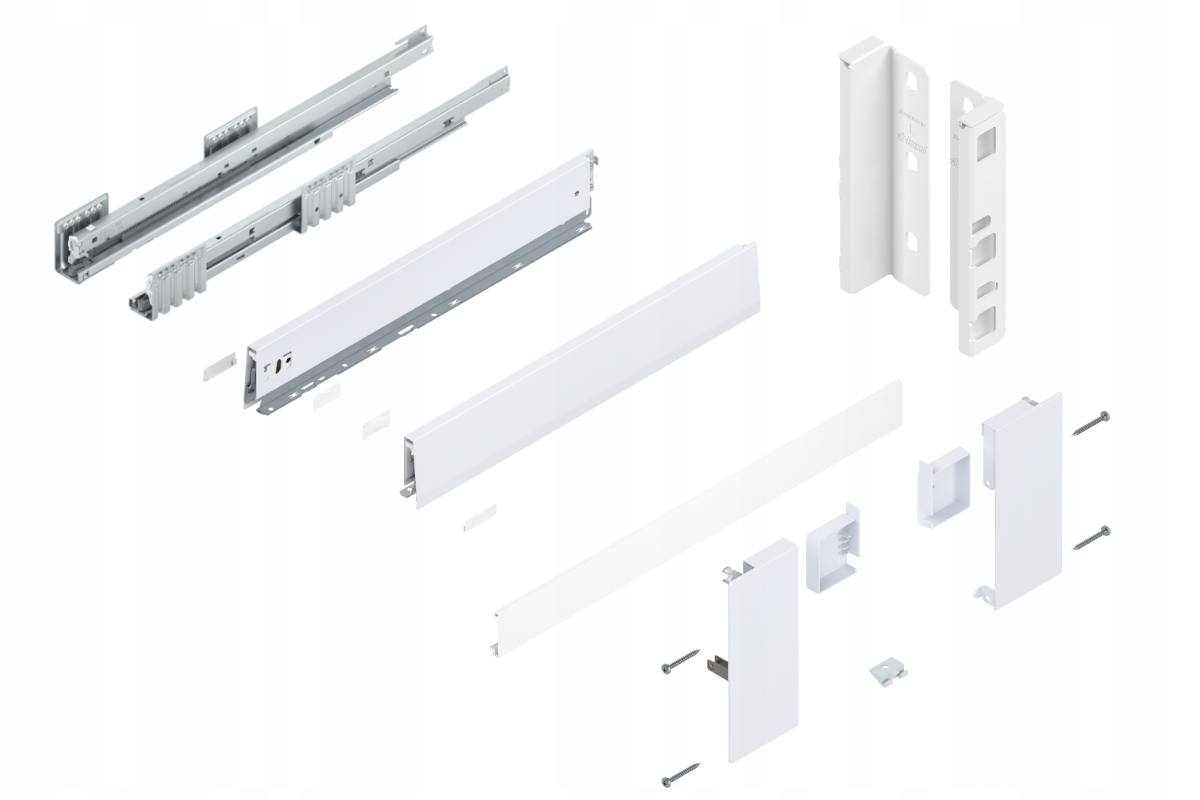 Blum Merivobox 550 Šuplík střední K Vnitřní bílá 70 kg