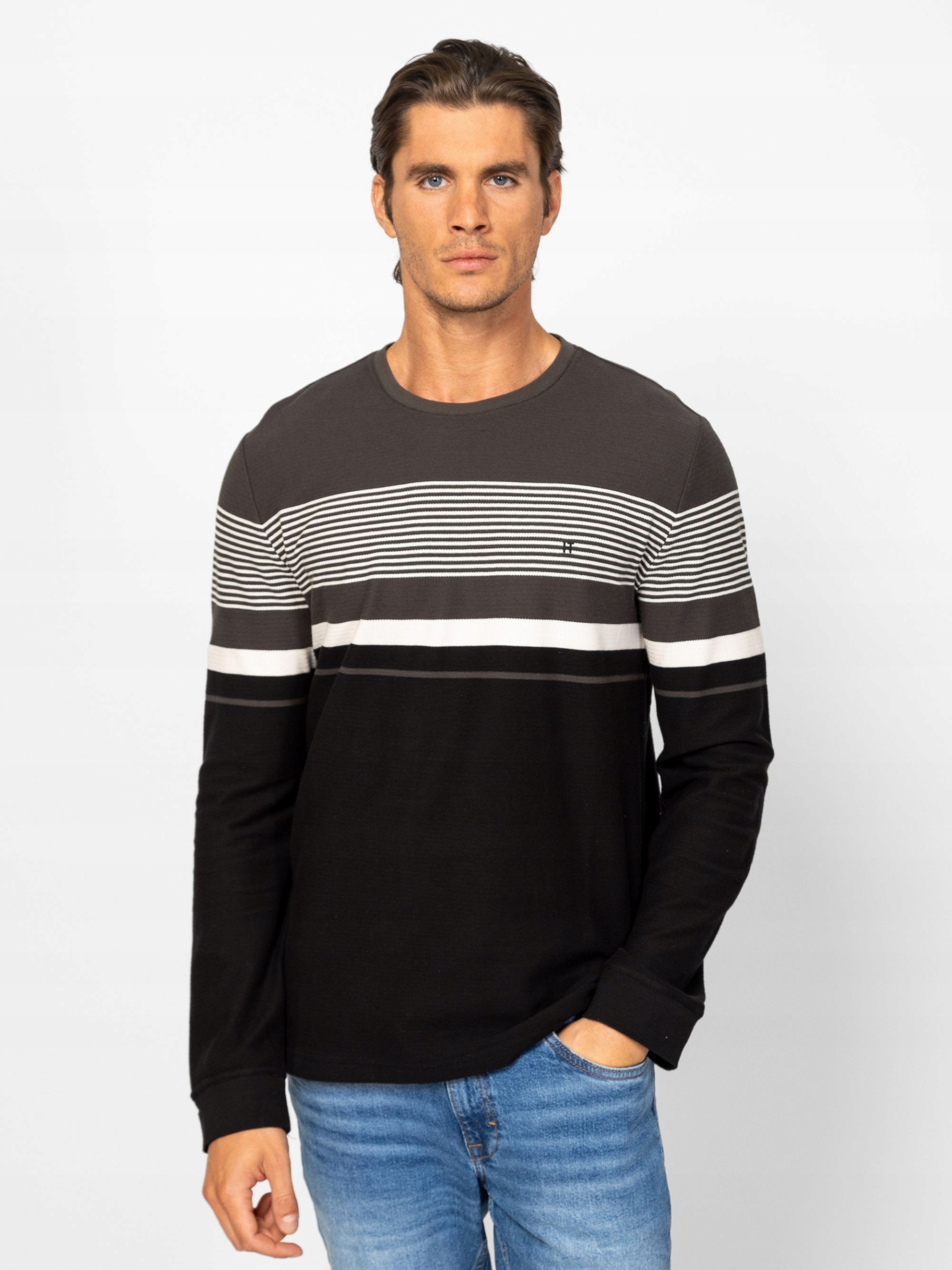 Heavy Tools Pánské Tričko S Dlouhým Rukávem Cave Darkolive Vícebarevné XL