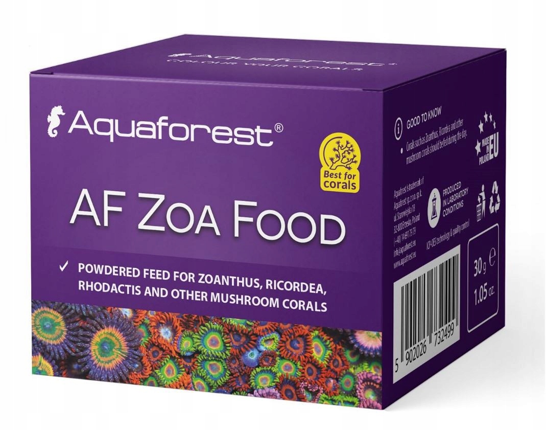 Krmivo Pro Korály Zoanthus A Měkké Prášky Af Zoa Food 30 G