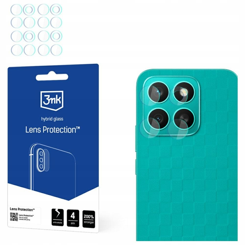 Szkło hybrydowe do obiektywu aparatu 3mk Lens Protection na Honor X8c 3mk