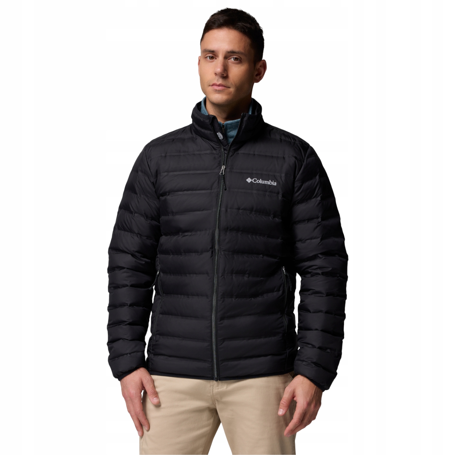 Columbia Lake 22 II Down Hooded Jacket [M] Pánská bunda Polyester Černá