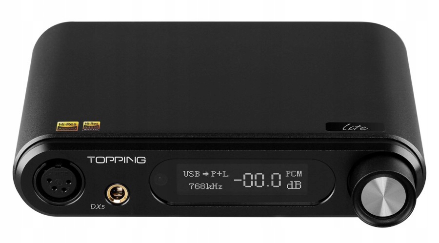 TOPPING DX5 Lite DAC/Amp - czarny