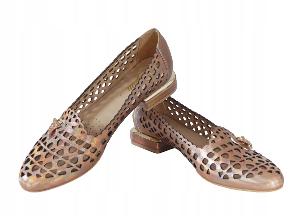 Piękne balerinki ażurowe - NOWOŚĆ 2024 !!! Rozmiar 38