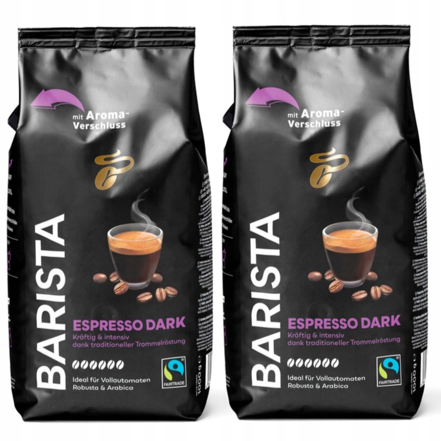 Zestaw Kawa Ziarnista Tchibo Barista Espresso Dark 1kg x2