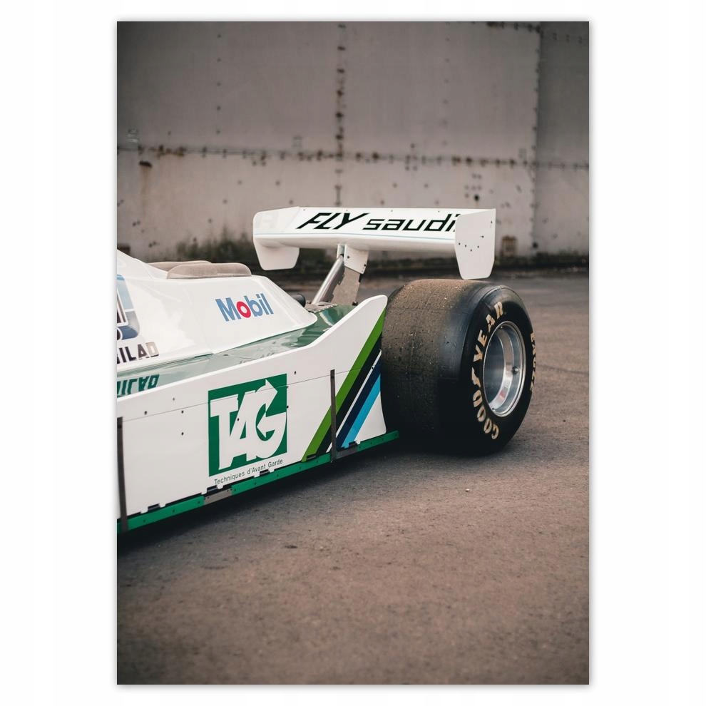 

Naklejki 50x70 Wyścigówka Biała