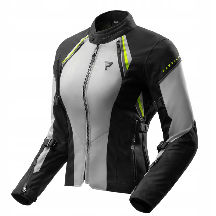 Bunda Rebelhorn Swift Lady Light Grey Fluo Yellow 3XL