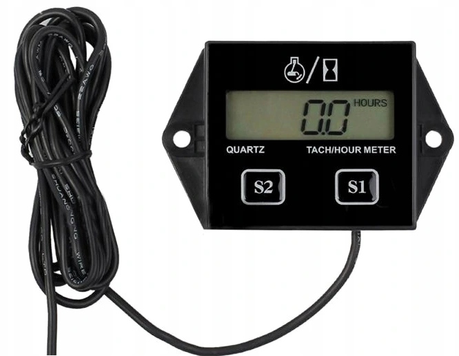 LICZNIK MOTOGODZIN CZASU PRACY SILNIKA MOTOCYKL QUAD OBROTOMIERZ + RESET Numer katalogowy producenta PR06