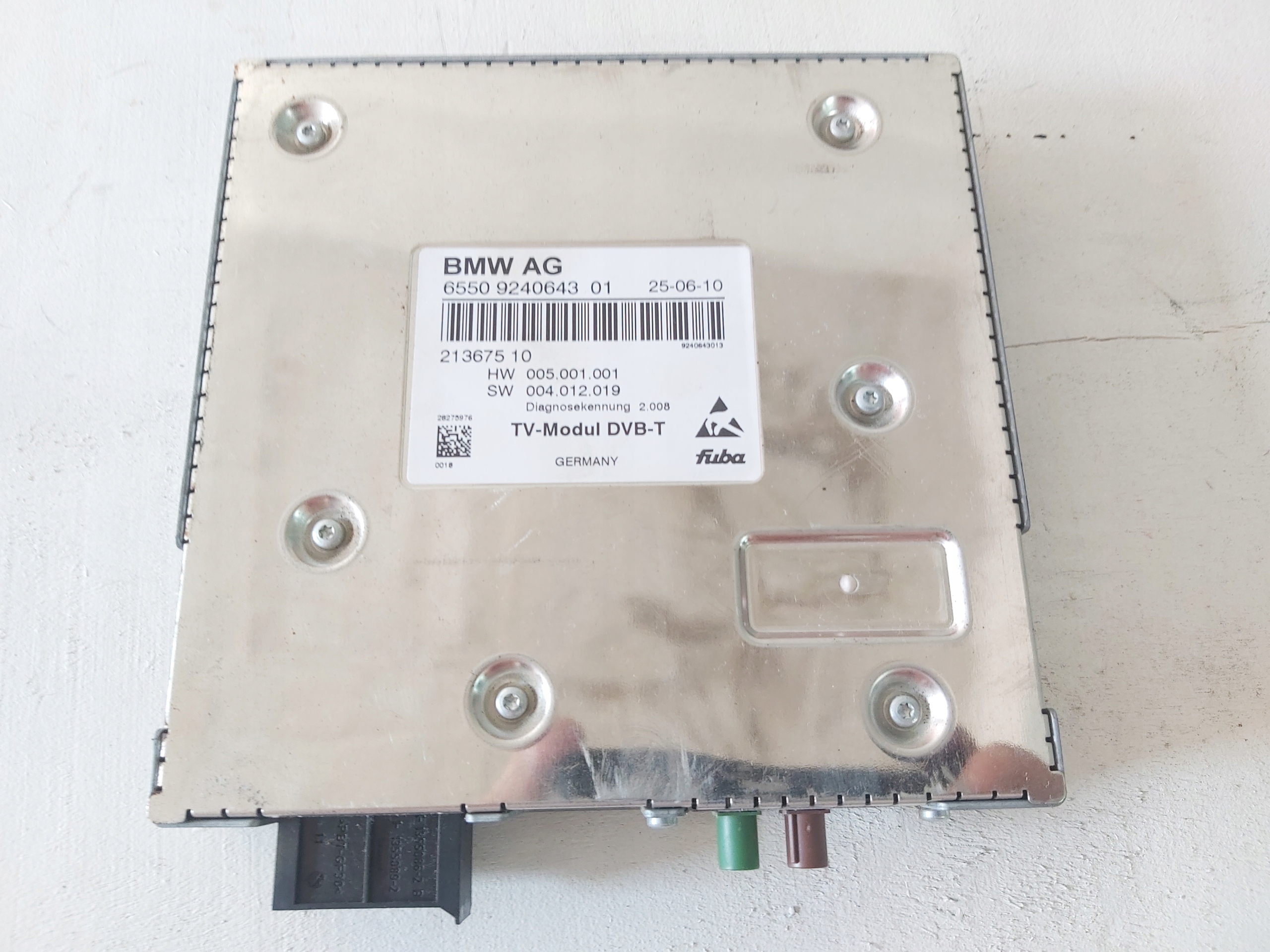 modul TV DVB-T 9240643 BMW X5 E70 X6 E71