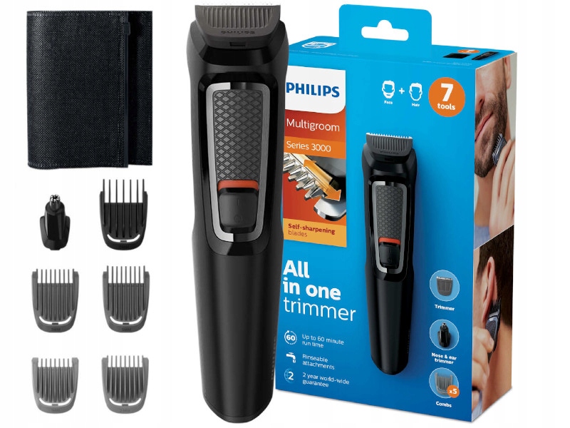 

Philips MG3720 Maszynka Trymer Do Włosów Brody 7w1