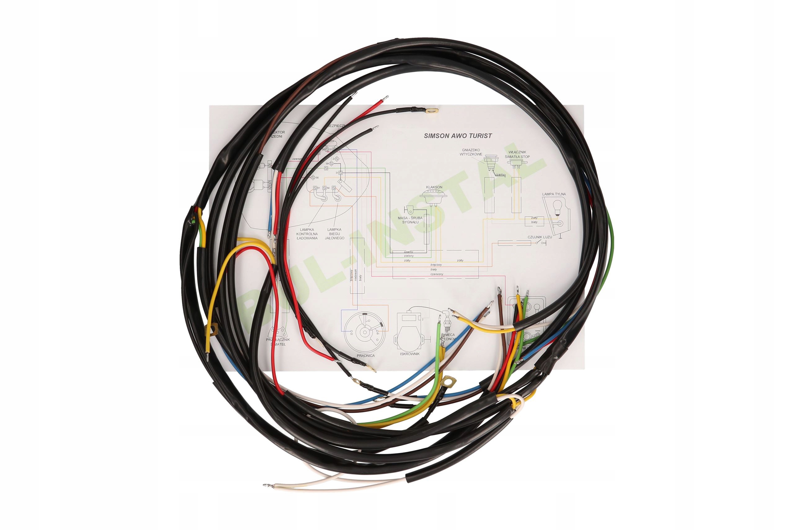 WIĄZKA INSTALACJA ELEKTRYCZNA SIMSON AWO TOURIST