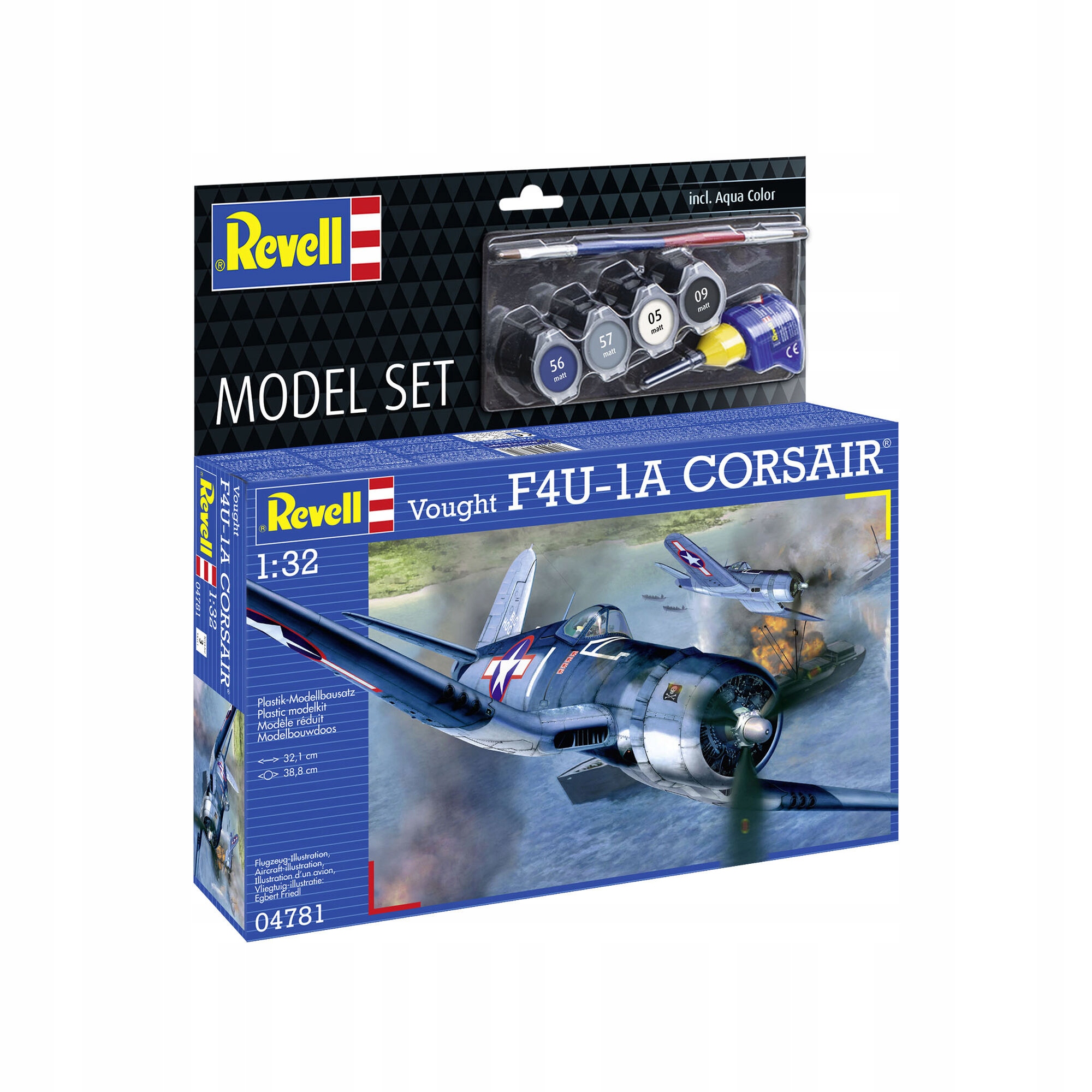 MODEL SET 1/32 /64781/ VOUGHT F4U-1A CORSAIR za 35.29EUR - Allegro