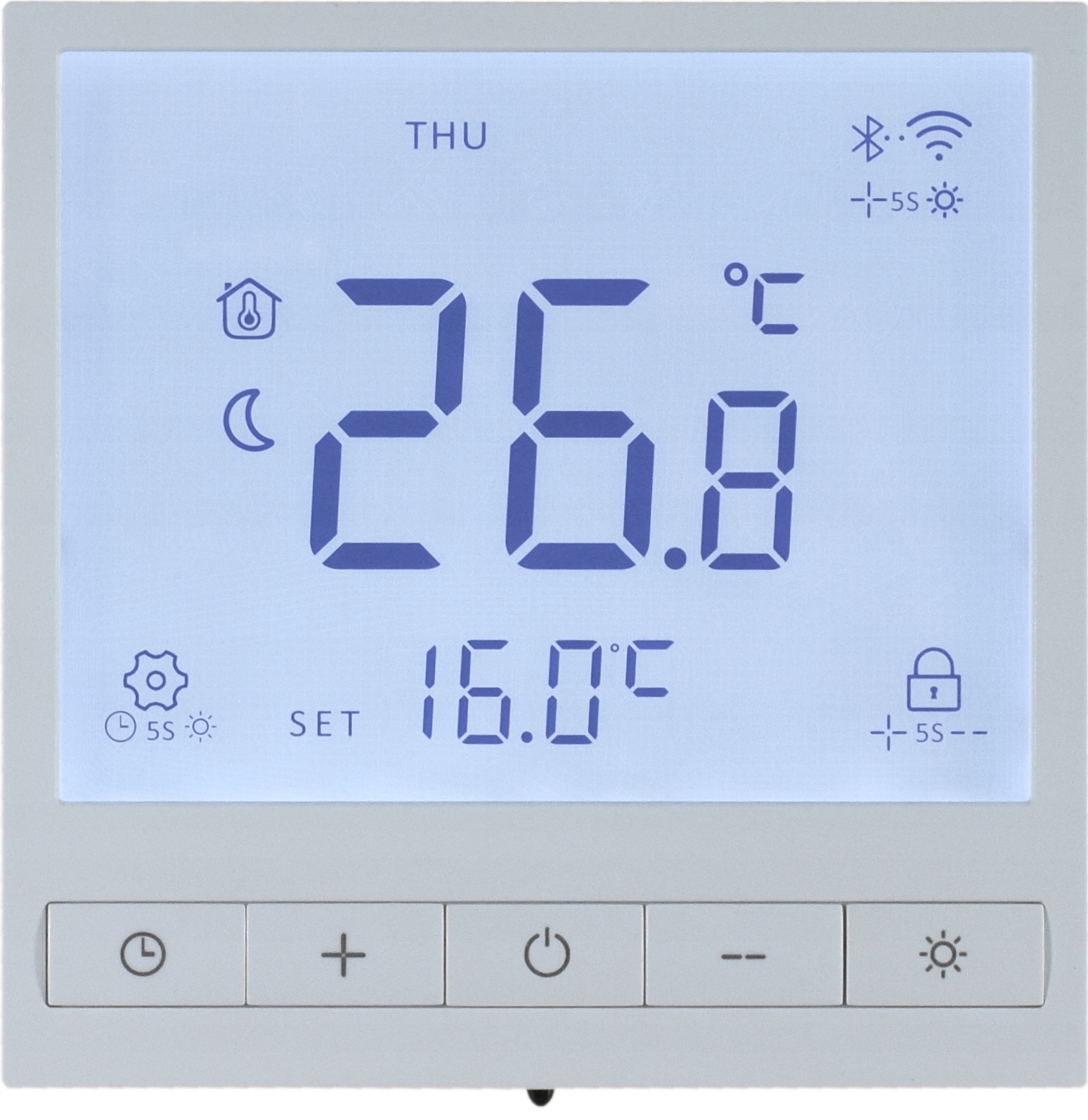 Termostat Regulátor termostat Bílý Wifi rohož topné fólie