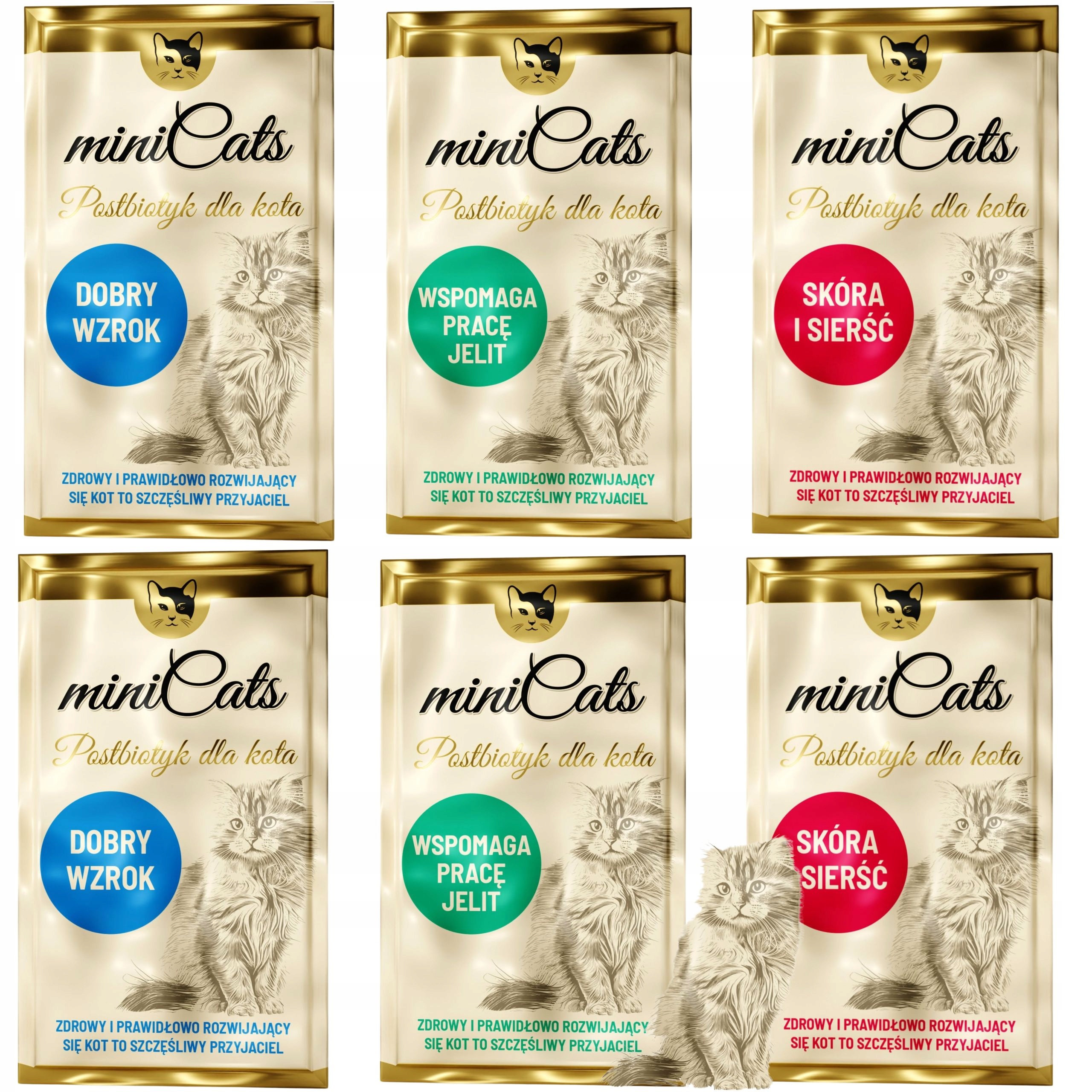 Levně Postbiotik Máslan miniCATS Regenerace Kůže A Srsti Zrak Střeva Kočky 2g