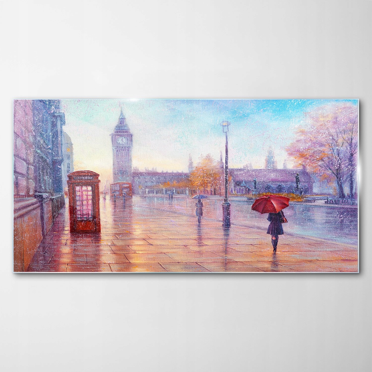 

Obraz Szklany Dekor Londyn Big Ben Most 140x70